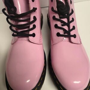 Dr. Martens Pink Combat Boots New